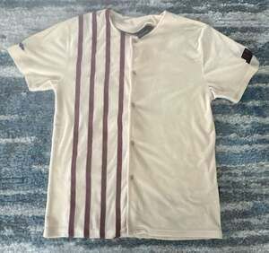 Native Language Velour Button-Up Shirt Size L
